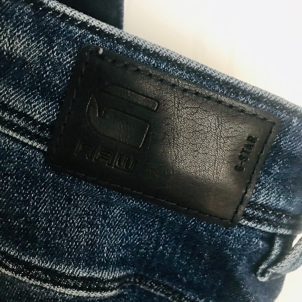 G-Star RAW Lynn High Waist Slim Navy Overalls - Picture 4 of 8